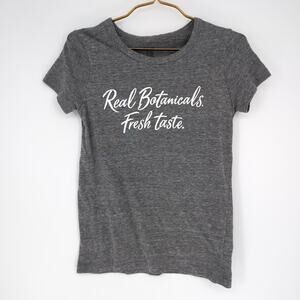 Ketel One Botanical Gray Grey Women's Crewneck Two Faced T-Shirt - Size M - VGUC